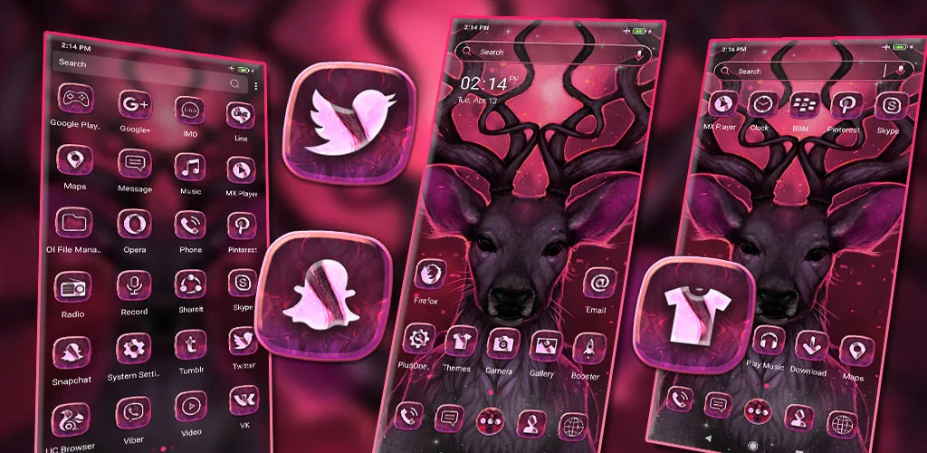 Deer King Theme Launcher - عکس برنامه موبایلی اندروید