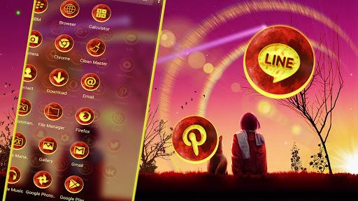 Lonely Girl Theme Launcher - عکس برنامه موبایلی اندروید