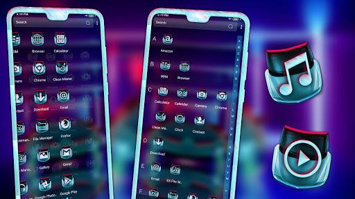 Neon Sports Car Theme - عکس برنامه موبایلی اندروید