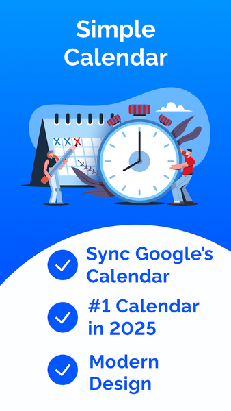 Simple Calendar: Daily Planner - عکس برنامه موبایلی اندروید