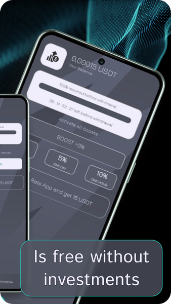 USDT miner - Image screenshot of android app