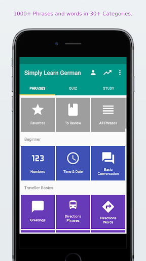 Simply Learn German - عکس برنامه موبایلی اندروید