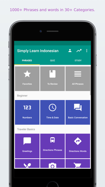 Simply Learn Indonesian - Image screenshot of android app