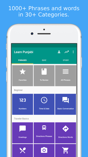 Simply Learn Punjabi - عکس برنامه موبایلی اندروید