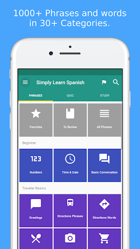 Simply Learn Spanish - Image screenshot of android app