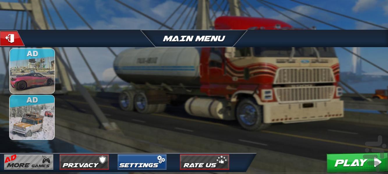 Oil Tanker Truck Simulator ۳D - عکس بازی موبایلی اندروید