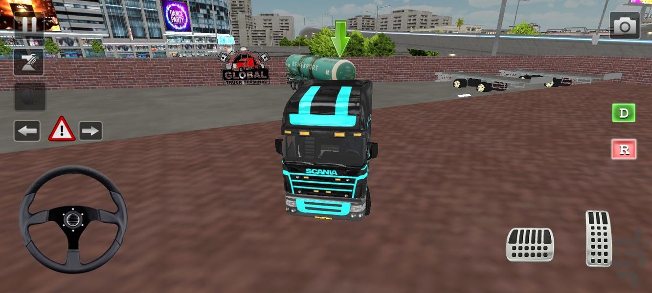 Simulator Oil Tanker 2024 - Gameplay image of android game