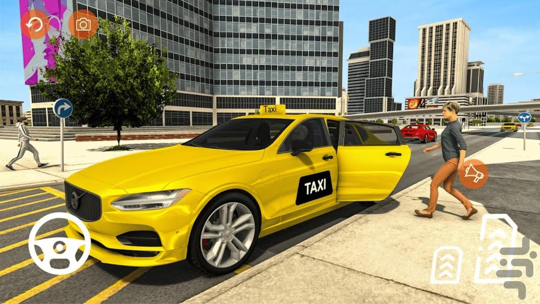 Taxi Simulator 2023 - Gameplay image of android game
