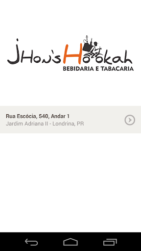 Jhons Hookah - Image screenshot of android app