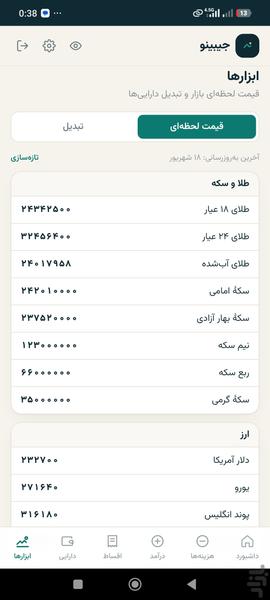 جیبینو - عکس برنامه موبایلی اندروید