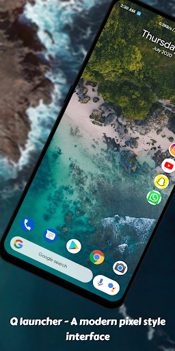 Q Launcher for Android Q (Android ۱۰) Lite 🎈 - عکس برنامه موبایلی اندروید