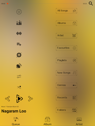 Music ۷ Pro - Music Player ۷ - عکس برنامه موبایلی اندروید