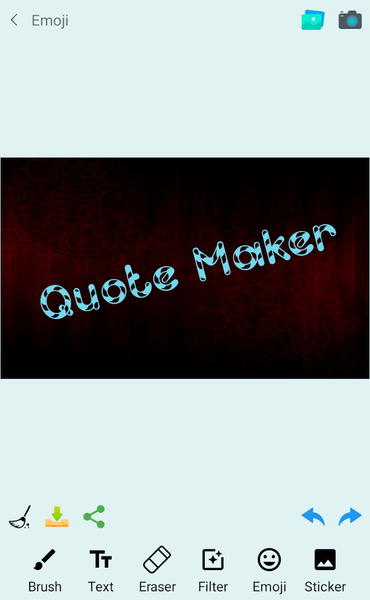 Qutote Maker - Photo Editor - - Image screenshot of android app