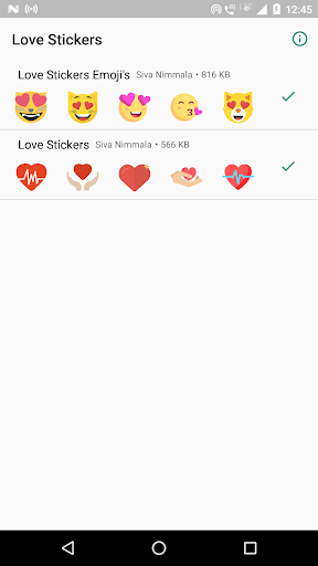 Love Stickers for WhatsApp - عکس برنامه موبایلی اندروید
