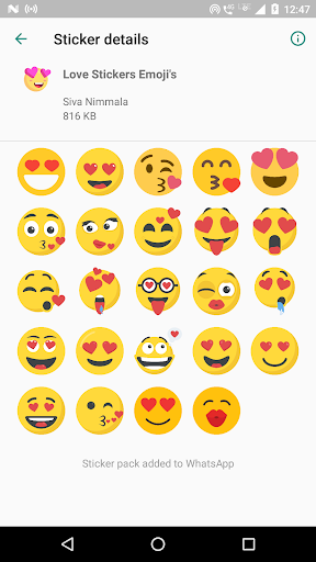 Love Stickers for WhatsApp - عکس برنامه موبایلی اندروید