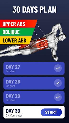 Six Pack in 30 Days - Image screenshot of android app