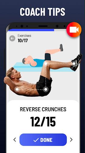 شکم شش تکه در ۳۰ روز - تمرینهای Abs - عکس برنامه موبایلی اندروید