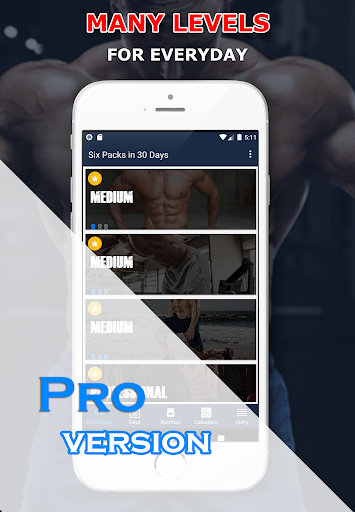 Six Pack in 30 Days - Abs Workout - Image screenshot of android app