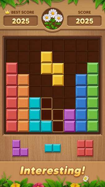 Block Blast Flower - Gameplay image of android game