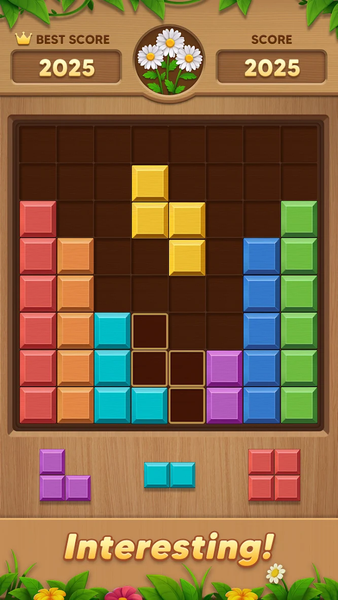 Block Blast Flower - Gameplay image of android game