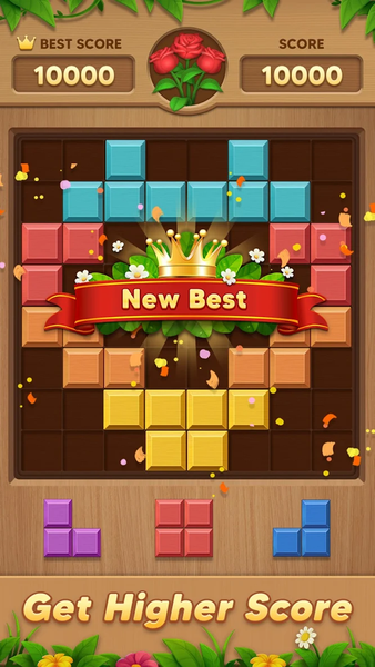 Block Blast Flower - Gameplay image of android game
