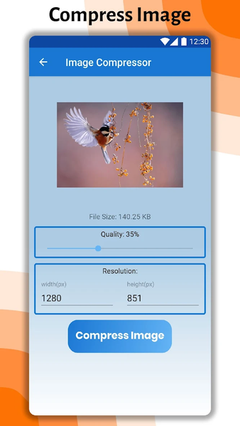 Image Compressor: compress jpg - عکس برنامه موبایلی اندروید