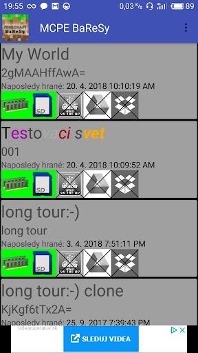 MCPE Backup - Image screenshot of android app