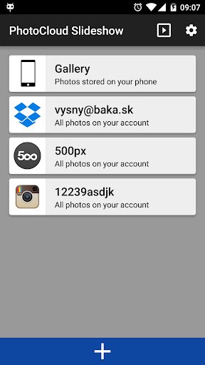 PhotoCloud Frame Slideshow - Image screenshot of android app