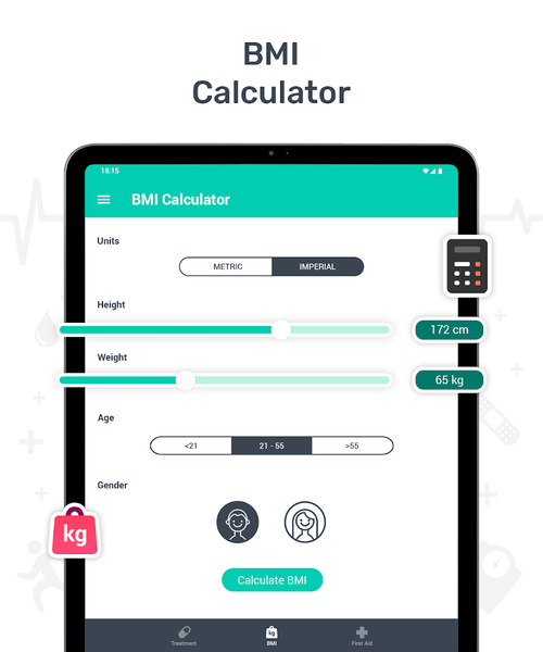 Health tracker & Pill Reminder - Image screenshot of android app