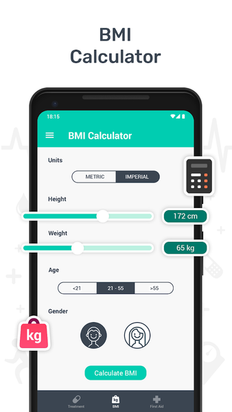 Health tracker & Pill Reminder - Image screenshot of android app