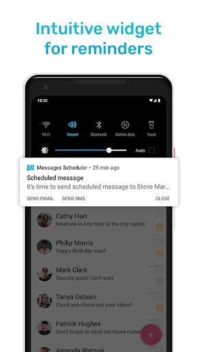 Messages Scheduler - Auto SMS - عکس برنامه موبایلی اندروید