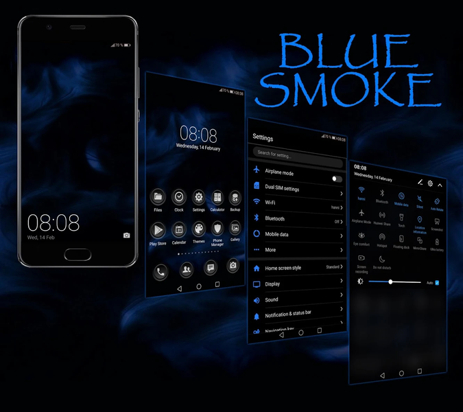 [EMUI5/8/9]BlueSmoke Theme - عکس برنامه موبایلی اندروید