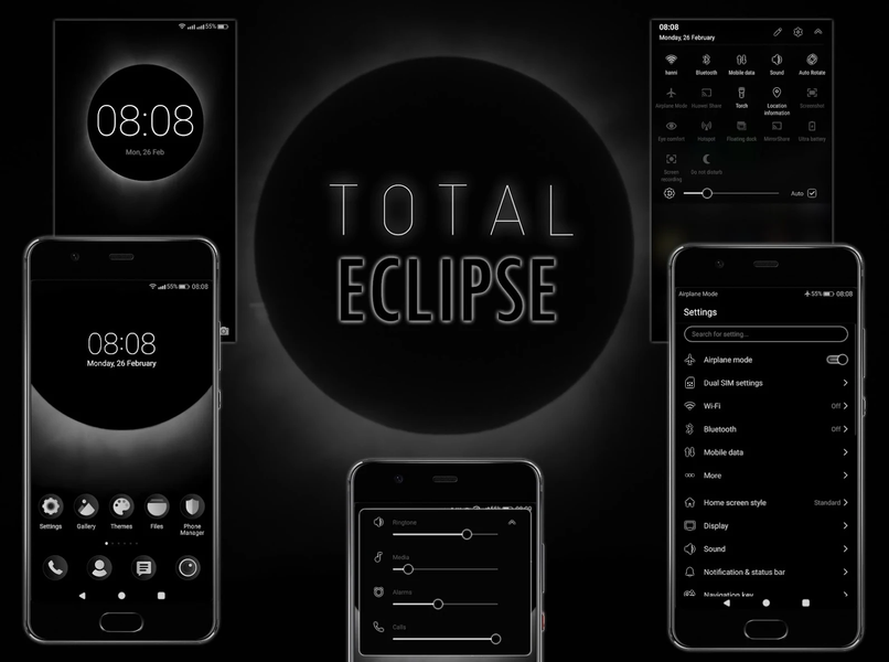 [EMUI5/8/9]TotalEclipse Theme - عکس برنامه موبایلی اندروید