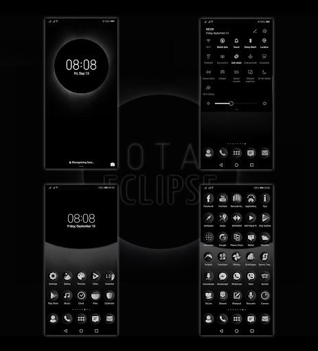 [EMUI 9.1]Total Eclipse Theme - عکس برنامه موبایلی اندروید