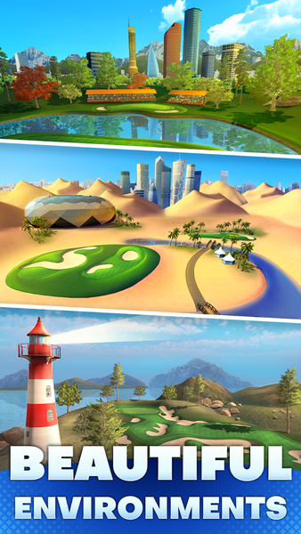 GOLF OPEN CUP - Clash & Battle - Gameplay image of android game