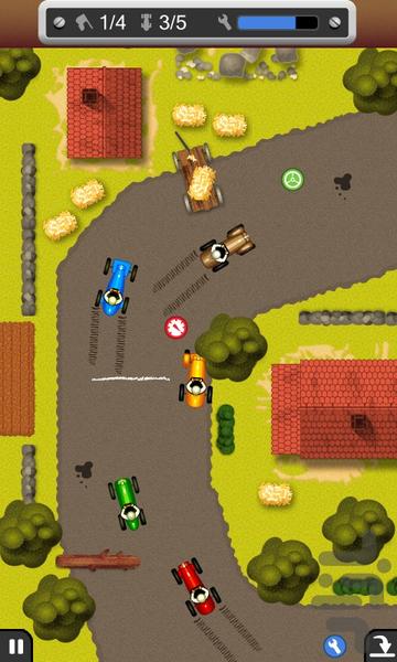 Old Skool Racing - Gameplay image of android game