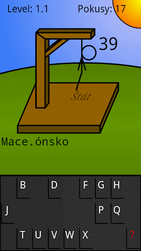 Obesenec SK - Gameplay image of android game