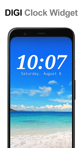 DIGI Clock Widget - Image screenshot of android app
