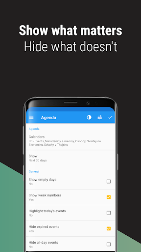 Calendar Widget: Month/Agenda - عکس برنامه موبایلی اندروید