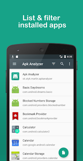 Apk Analyzer - عکس برنامه موبایلی اندروید