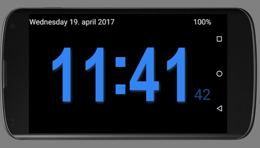 Night Digital Clock - Image screenshot of android app
