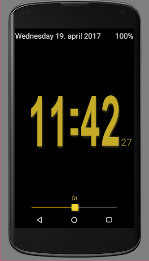 Night Digital Clock - Image screenshot of android app