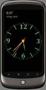 Nice Night Clock with Alarm - Image screenshot of android app