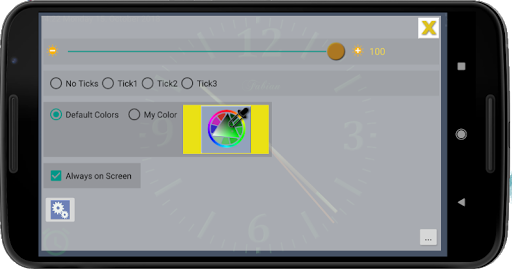 Nice Night Clock with Alarm - عکس برنامه موبایلی اندروید