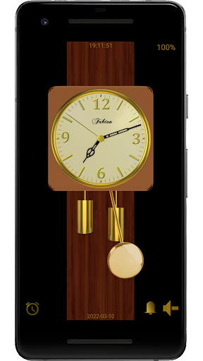 Modern Pendulum Wall Clock - Image screenshot of android app