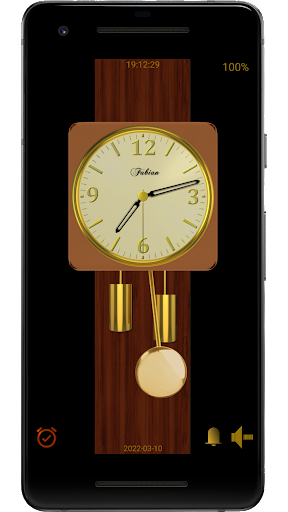 Modern Pendulum Wall Clock - Image screenshot of android app
