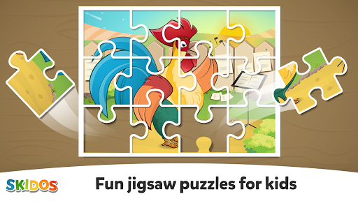 Animal puzzle games for kids - Image screenshot of android app