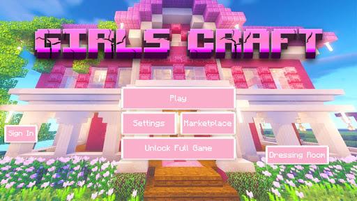 Girls Craft Rainbow Island - Gameplay image of android game