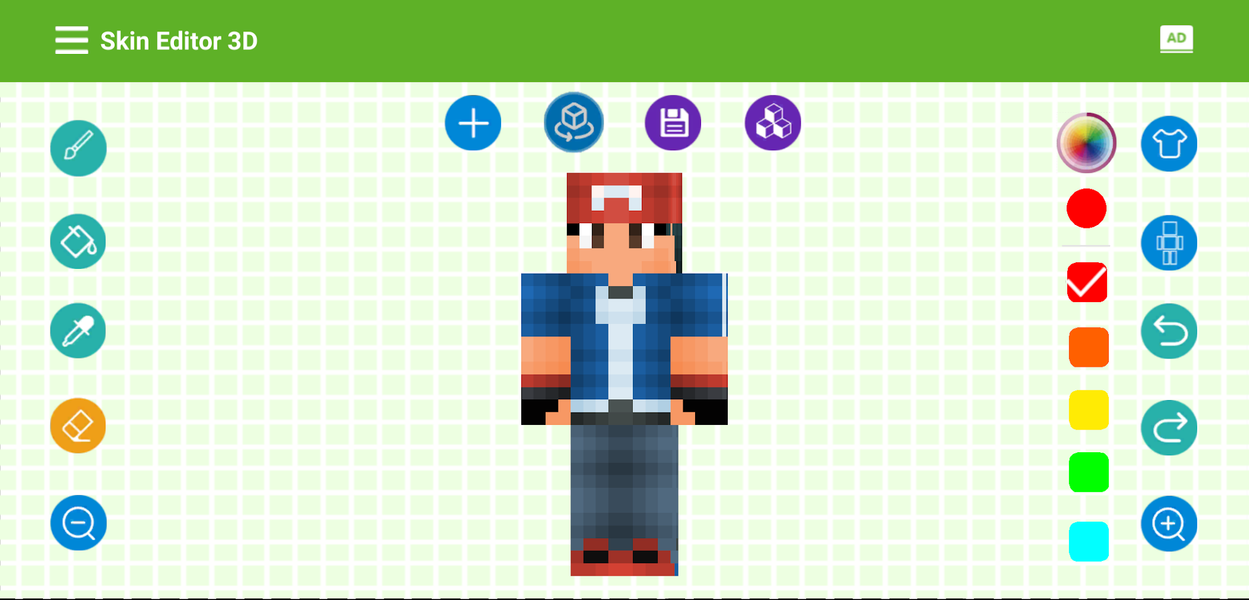 Skin Editor 3D for MC - Image screenshot of android app