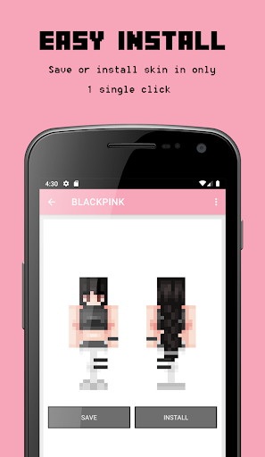 Skin Blackpink for Minecraft - عکس برنامه موبایلی اندروید